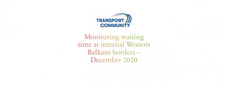 Monitoring waiting time at internal Western Balkans borders – December 2020