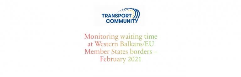 Monitoring waiting time at Western Balkans/EU Member States borders – February 2021
