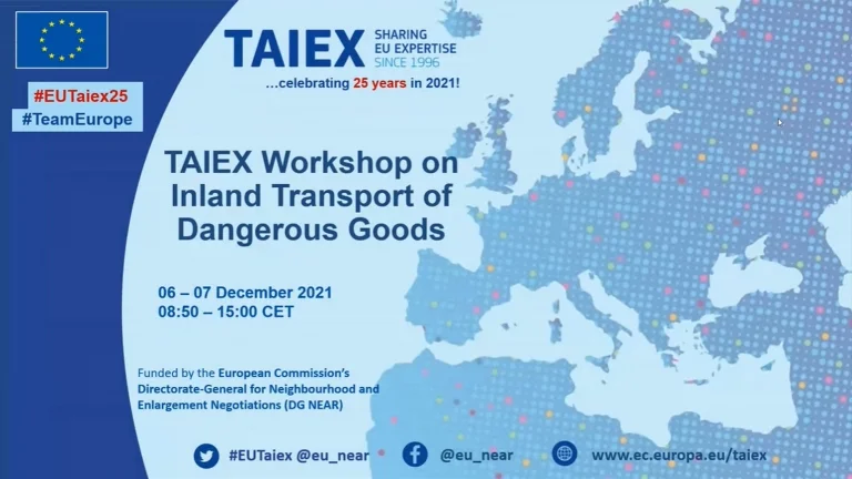 TAIEX Regional Workshop: Transport of Dangerous Goods
