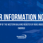 REQUEST FOR EXPRESSIONS OF INTEREST: Setting up of the Western Balkans Register of Road Undertakings (WBRRU)
