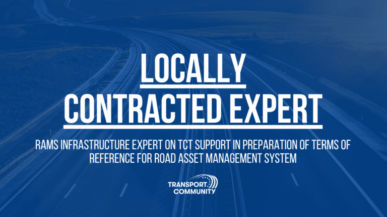 TCT Support in preparation of Terms of Reference for Road Asset Management System – RAMS Infrastructure Expert