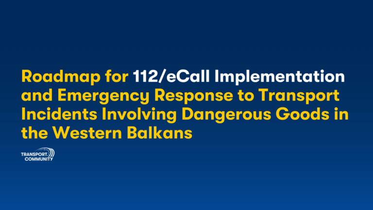 Transport Community Roadmap Sets Path Towards Stronger 112/eCall and Emergency Response Systems in the Western Balkans